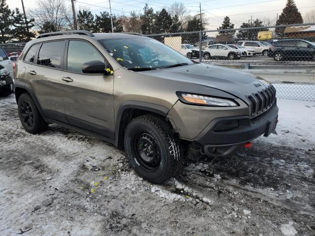 1C4PJMBS0HW590310 - 2017 JEEP CHEROKEE TRAILHAWK BROWN photo 4