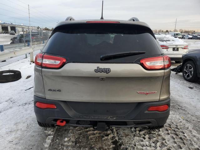 1C4PJMBS0HW590310 - 2017 JEEP CHEROKEE TRAILHAWK BROWN photo 6