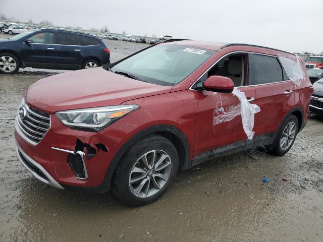 KM8SMDHF1HU189237 - 2017 HYUNDAI SANTA FE SE RED photo 1