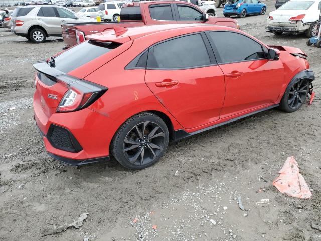 SHHFK7H98HU216836 - 2017 HONDA CIVIC SPORT TOURING წითელი ფოტო 3