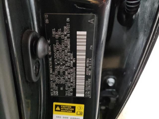 5TDZA3EH1DS043740 - 2013 TOYOTA HIGHLANDER BASE Қара фото 13