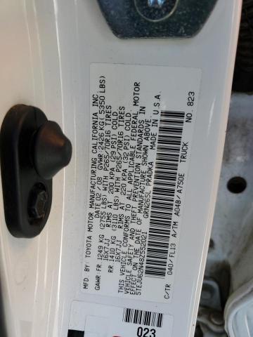 5TEJU62N48Z552021 - 2008 TOYOTA TACOMA DOUBLE CAB PRERUNNER WHITE photo 12