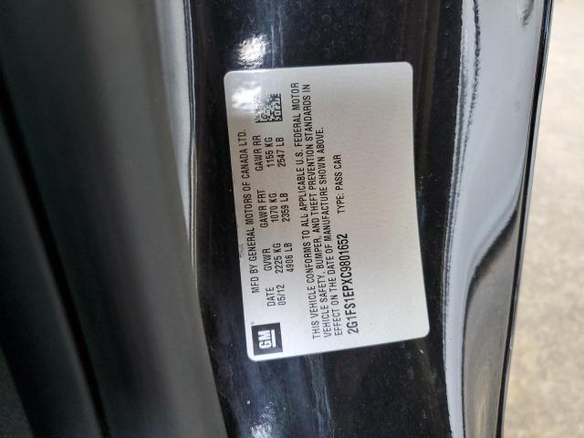 2G1FS1EPXC9801652 - 2012 CHEVROLET CAMARO ZL1 黑色 照片 13