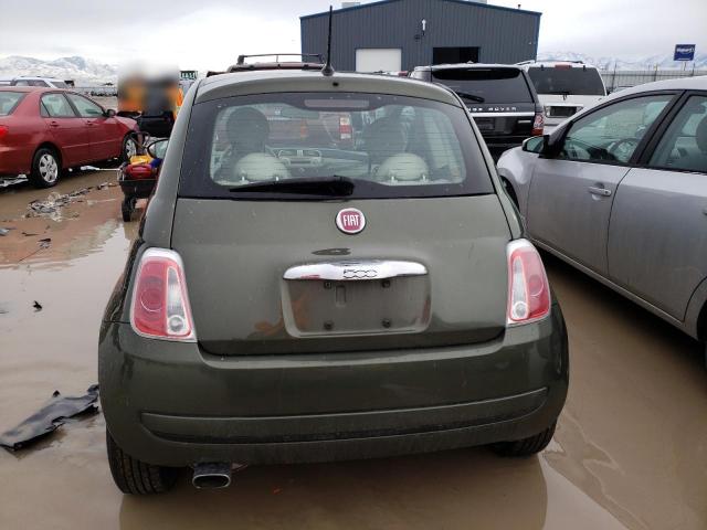 3C3CFFARXET204489 - 2014 FIAT 500 POP GREEN photo 6