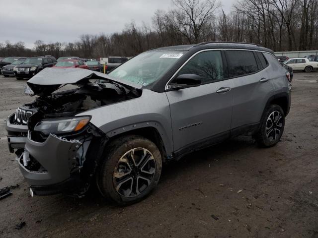 3C4NJDCB3NT149052 - 2022 JEEP COMPASS LIMITED SILVER photo 1