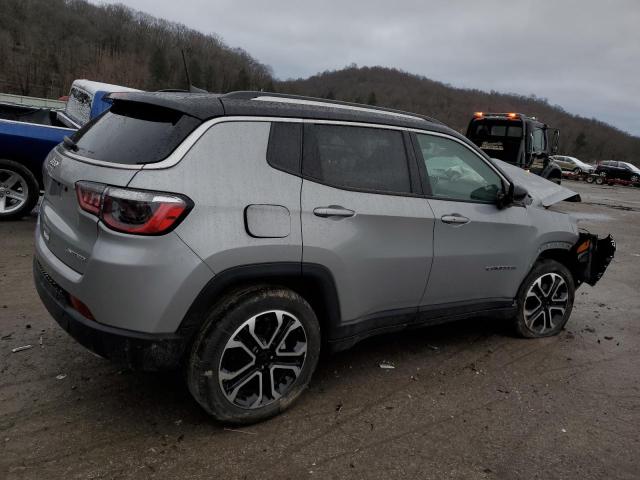 3C4NJDCB3NT149052 - 2022 JEEP COMPASS LIMITED SILVER photo 3