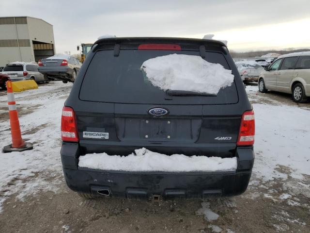 1FMCU93G29KB69447 - 2009 FORD ESCAPE XLT BLACK photo 6