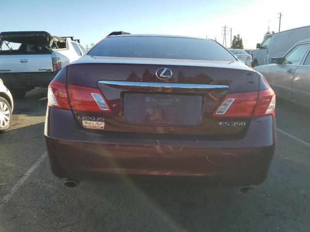 JTHBJ46G372125069 - 2007 LEXUS ES 350 BURGUNDY photo 6