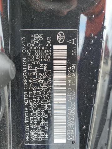 JTKJF5C71E3076513 - 2014 TOYOTA SCION TC 黑色 照片 13