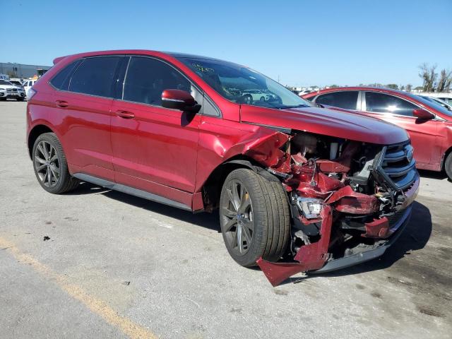 2FMPK4AP9JBC10152 - 2018 FORD EDGE SPORT RED photo 4