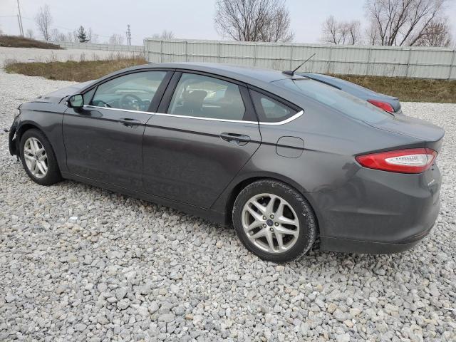 3FA6P0H73FR159309 - 2015 FORD FUSION SE GRAY photo 2