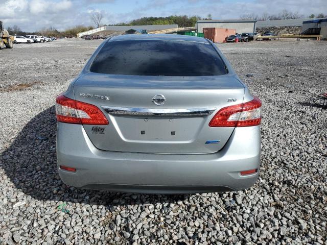 3N1AB7AP1DL751736 - 2013 NISSAN SENTRA S SILVER photo 6