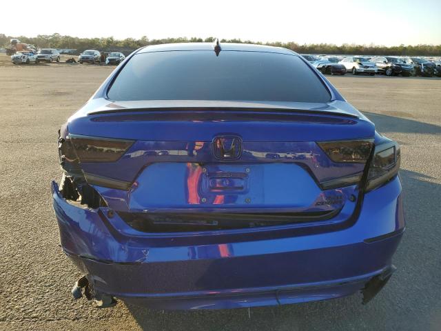 1HGCV2F30MA033934 - 2021 HONDA ACCORD SPORT BLUE photo 6