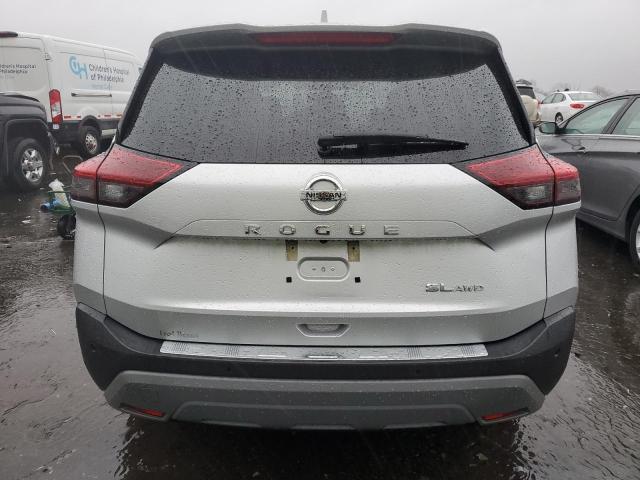 5N1AT3CB1MC721261 - 2021 NISSAN ROGUE SL SILVER photo 6