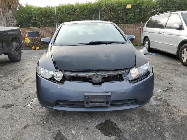 JHMFA36277S006876 - 2007 HONDA CIVIC HYBRID BLUE photo 5