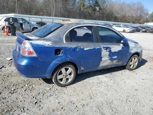 KL1TD56688B014536 - 2008 CHEVROLET AVEO BASE BLUE photo 3