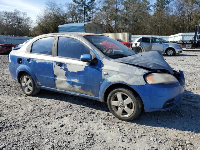 KL1TD56688B014536 - 2008 CHEVROLET AVEO BASE BLUE photo 4