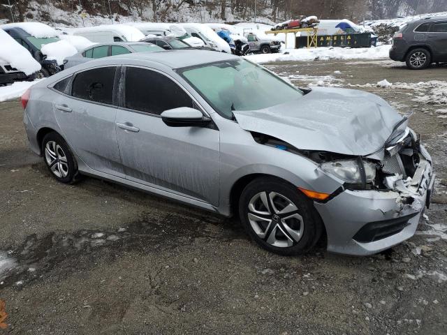 2HGFC2F54JH540093 - 2018 HONDA CIVIC LX SILVER photo 4