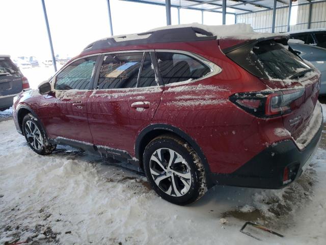 4S4BTANC7L3213938 - 2020 SUBARU OUTBACK LIMITED MAROON photo 2