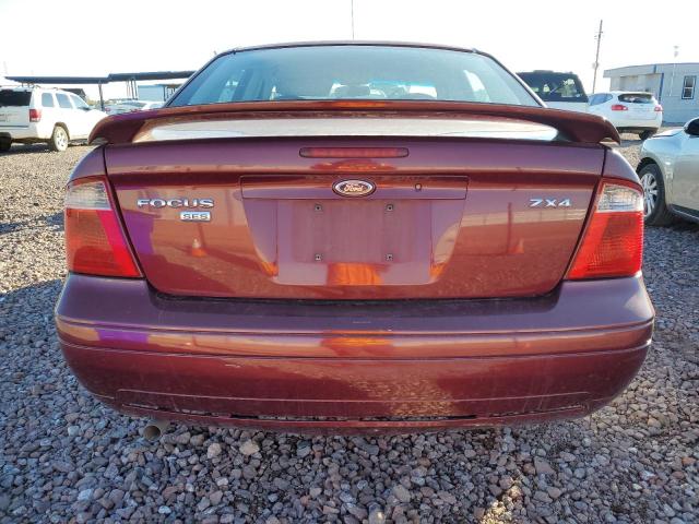 1FAFP34NX6W102611 - 2006 FORD FOCUS ZX4 BURGUNDY photo 6