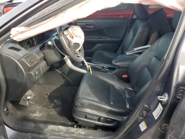 1HGCR3F89DA042864 - 2013 HONDA ACCORD EXL BLUE photo 7