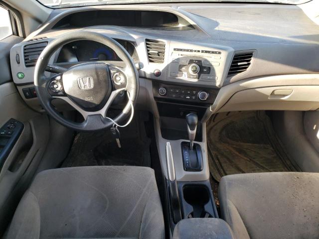 2HGFB2F53CH312057 - 2012 HONDA CIVIC LX GRAY photo 8