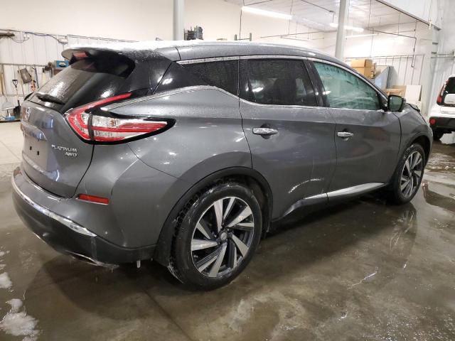 5N1AZ2MH9FN289859 - 2015 NISSAN MURANO S GRAY photo 3