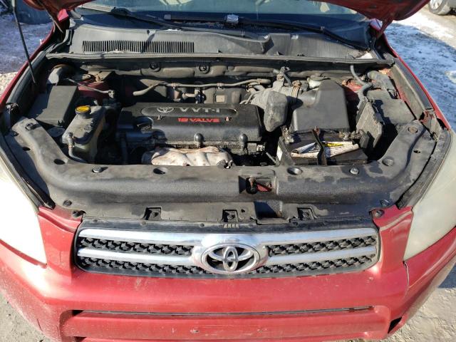 JTMZD33V176025677 - 2007 TOYOTA RAV4 RED photo 12