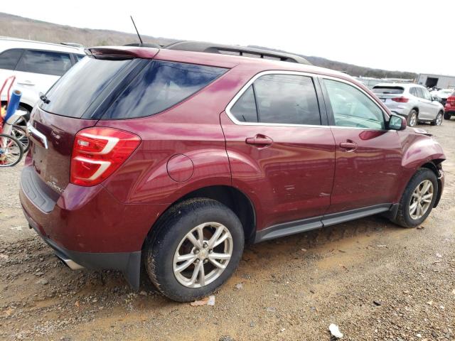 2GNFLFE37G6169240 - 2016 CHEVROLET EQUINOX LT BURGUNDY photo 3