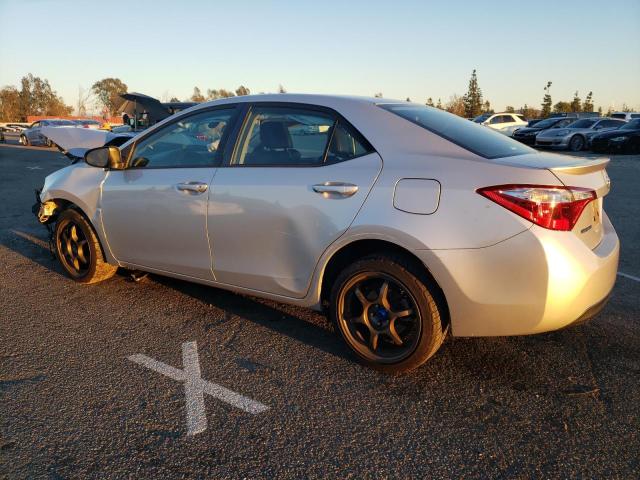 5YFBURHE3EP170979 - 2014 TOYOTA COROLLA L SILVER photo 2