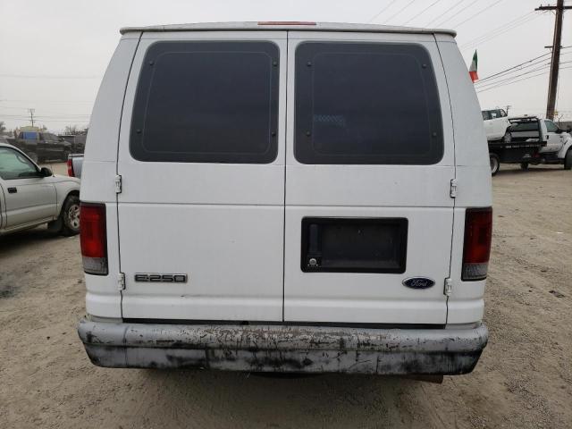 1FTNE24L46DB14768 - 2006 FORD ECONOLINE E250 VAN WHITE photo 6