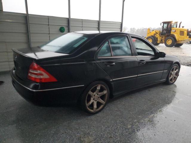 WDBRF52H87F928778 - 2007 MERCEDES-BENZ C 230 BLACK photo 3