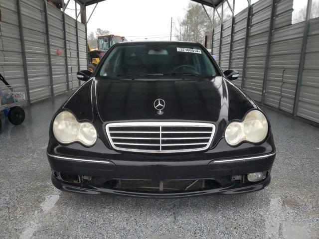 WDBRF52H87F928778 - 2007 MERCEDES-BENZ C 230 BLACK photo 5