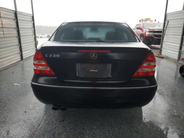 WDBRF52H87F928778 - 2007 MERCEDES-BENZ C 230 BLACK photo 6