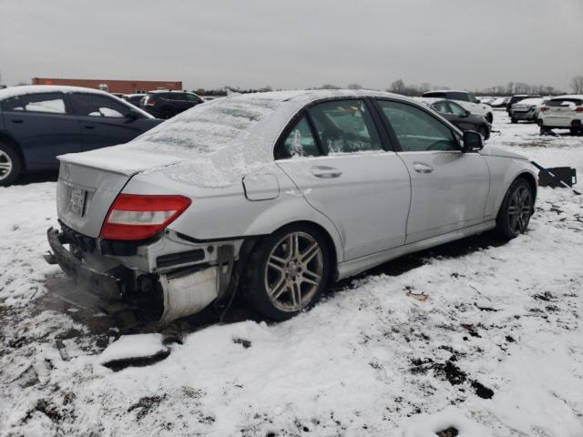 WDDGF56XX8R030134 - 2008 MERCEDES-BENZ C 350 SILVER photo 3