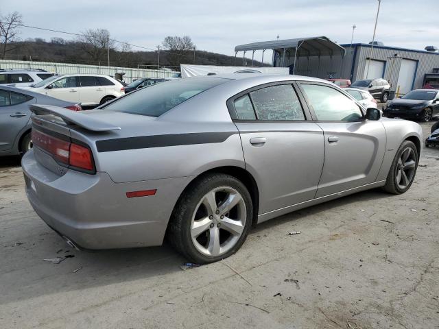 2B3CL5CT8BH520499 - 2011 DODGE CHARGER R/T SILVER photo 3