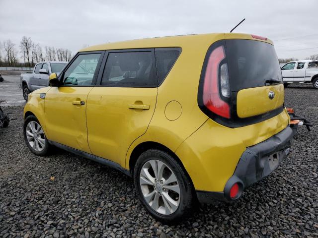 KNDJP3A5XF7154162 - 2015 KIA SOUL + YELLOW photo 2