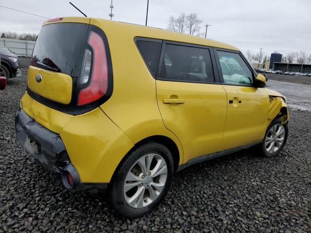 KNDJP3A5XF7154162 - 2015 KIA SOUL + YELLOW photo 3