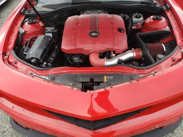 2G1FF1ED2B9150266 - 2011 CHEVROLET CAMARO LT RED photo 11