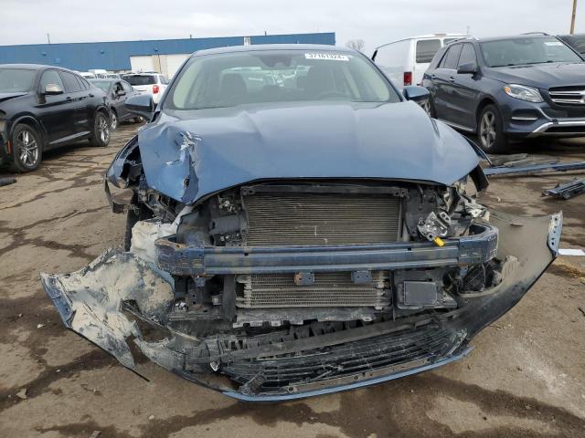 3FA6P0LU2KR196701 - 2019 FORD FUSION SE BLUE photo 5