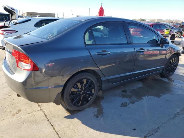 2HGFA1F53AH330911 - 2010 HONDA CIVIC LX GRAY photo 3