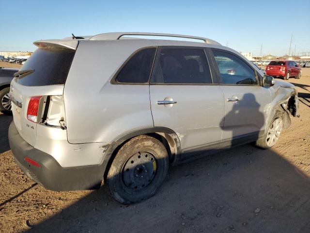 5XYKU4A28BG040280 - 2011 KIA SORENTO EX SILVER photo 3