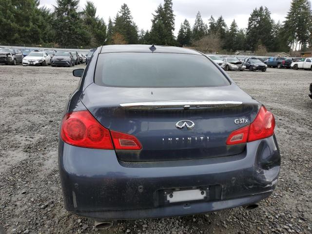 JN1CV6AR2BM408500 - 2011 INFINITI G37 BLUE photo 6