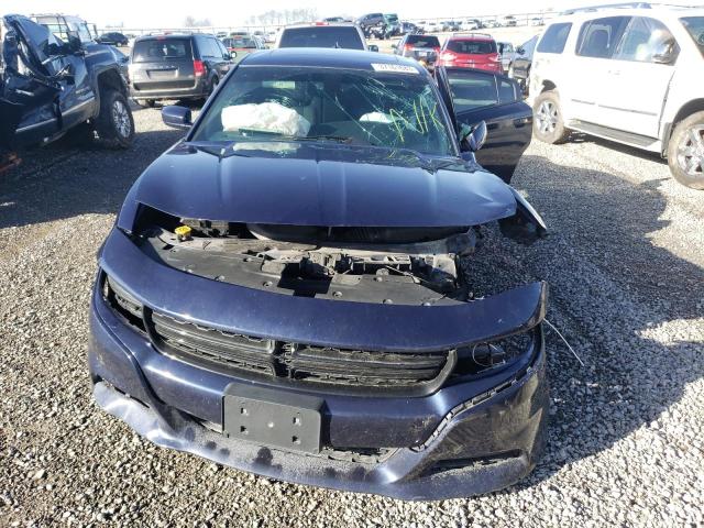 2C3CDXHG5FH799200 - 2015 DODGE CHARGER SXT BLUE photo 5