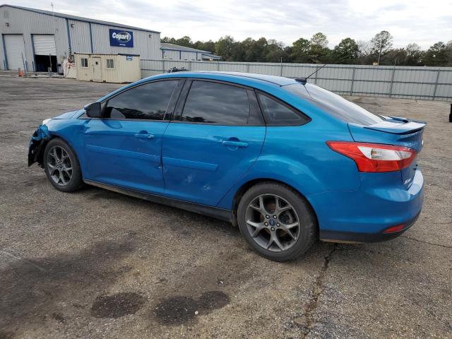 1FADP3F23EL159808 - 2014 FORD FOCUS SE BLUE photo 2