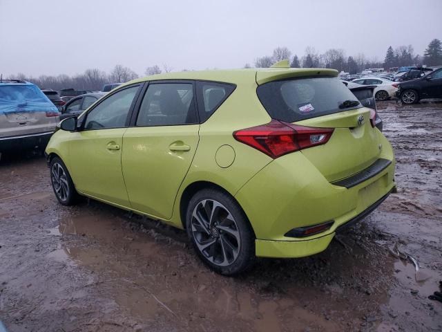 JTNKARJE3JJ566357 - 2018 TOYOTA COROLLA IM YELLOW photo 2