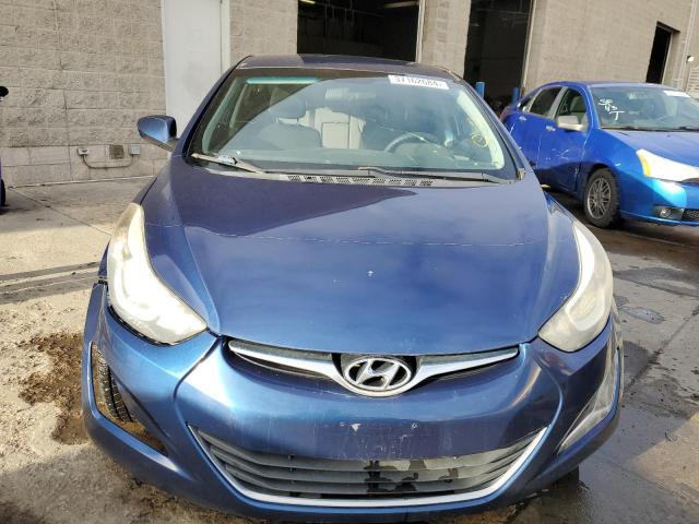 5NPDH4AE6FH572259 - 2015 HYUNDAI ELANTRA SE BLUE photo 5