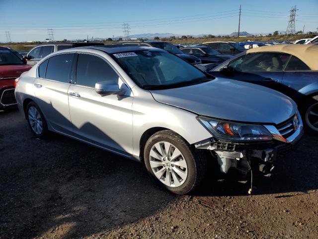 1HGCR3F82EA031447 - 2014 HONDA ACCORD EXL SILVER photo 4