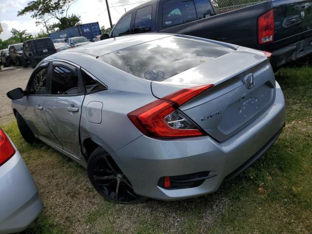 19XFC2F55GE000741 - 2016 HONDA CIVIC LX SILVER photo 2