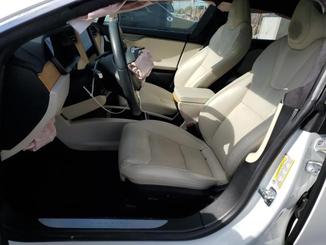 5YJSA1E25LF415648 - 2020 TESLA MODEL S თეთრი ფოტო 7